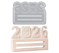 Moule à bougie, retrait facile, réutilisable, pour travaux manuels, moule en résine pour dessous de verre, pour amis, fêtes à la maison, vacances, Nouvel An, intérieur et extérieur, cuisine