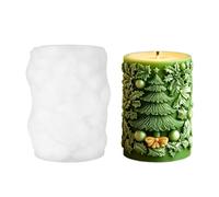 Moule À Bougie Sapin De Noël Moule Réutilisable pour Projets DIY, Bricolage | Fabrication Maison de Bougies Noël Décoratives Pour Halloween Automn