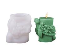 Moule à bougie tortue - Moule en résine 3D en forme d'animal - Moule diffuseur en pierre d'ornement pour l'argile et les gâteaux, fournitures d'artisanat créatives pour la décoration de la maison