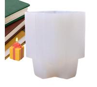 Moule à bougies de Noël 3D en silicone pour fabrication de bougies festives réutilisables | Pour décoration de maison d'hiver, centres de table, cadeaux Ac