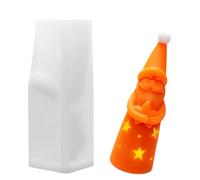 Moule à bougies de noël en Silicone, ensemble artisanal de noël pour activités familiales et décorations de vacances