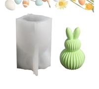Moule à bougies de Pâques, moules à bougies de Pâques | Moule en plâtre d'œuf de lapin 3D, moule en résine de moulage époxy pour décoration de maison de Pâques