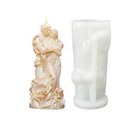 Moule à bougies en silicone de qualité alimentaire pour loisirs créatifs | Moule en résine pour l'aromathérapie, le savon, l'argile, le plâtre, la Saint-Valentin, un anniversaire, un mariage