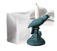 Moule à Bougies En Silicone - Moule En Silicone Pour Sculpture Oiseaux Halloween,Multi-usages Pour Savon Et Découpage Pour Adultes Et Créatifs