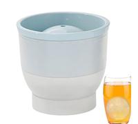 Moule À Boule De Glace En Silicone, Cube Rond En Matériau PP | Sphère Empilable De 6,8 Cm Et 29 G, Ce Plateau À Fusion Lente Et À Dégagement Facile Produit Un Grand Refroidisseur Sphérique Pour