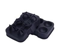 Moule à boule de glace, moule à boule de glace en silicone - 6 trous pour chocolat et Pop