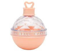 Moule à boule de glace sphère moules à boule de glace rond fabricant de moules à glace fond souple conception pratique pour le vin café thé aux fruits TPE comme matériau 6 cm 2,36 (Rose)