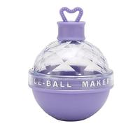 Moule à boule de glace sphère moules à boule de glace rond fabricant de moules à glace fond souple conception pratique pour le vin café thé aux fruits TPE comme matériau 6 cm 2,36 (Violette)