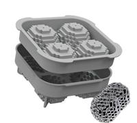 Moule à boule en silicone - 3 D - Bac à glace Safe Easy Release - Moule à chocolat - Moule à dessert vanille - Cuisine - Pudding aux fruits - Congélateur - Accessoire ménage - Boissons créatives