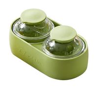 Moule à boules de glace sphériques - Moule en silicone rond 2 cavités démoulage facile | Avec Un Couvercle Et Des Bacs À Glaçons Pour Congélateur,Pour Cocktails Whisky Café Et Boissons Bar Cuisine Con
