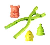 Moule à Boules de Neige,Jouets Portables Amusants pour L'Extérieur - Jouets de Neige d'hiver pour Presse à Boules - pour Adultes Famille Voyage Jardin Plage Noël Anniversaire