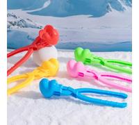 Moule à boules de neige pour enfants, pince à boules de neige, jouet de plage avec poignée, cadeau d'anniversaire pour enfants de 2 à 10 ans