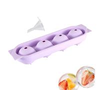 Moule à boules glace bleues, plateau de fabrication sphères congélateur flexible, outil refroidissement avec fonction des dégagement rapide, kit de forme des cube refroidissement boiss
