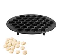 Moule à boulettes 37 trous, moule à boulettes russe, Pelmeni Maker Moule à boulettes 37 trous Ravioli Maker Moules de cuisson en alliage d'aluminium Pâtisserie Accessoires de cuisine