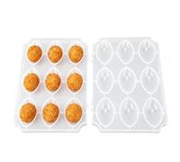 Moule à boulettes de viande, 9 grilles, moule à boulettes de viande manuel, outil de presse, moule à viande portable fait maison pour accessoires de cuisine (Transparente)