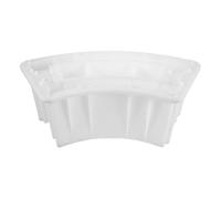 Moule à Briques Creuses Rondes en Plastique Blanc pour Puits | Structure Creuse, Surface Lisse et Bords Polis, pour Chantiers D’infrastructure et Travaux de Drainage