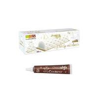 Moule à bûche de Noël matelassée + 1 Stylo chocolat