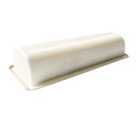 ScrapCooking Moule à bûche acier 28 cm - Anti-adhésif, four & congélateur, beige