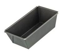 Zenker Mini moule à cake 7684, acier inoxydable, noir, 16 x 8,5 x 5,5 cm