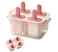 Moule À Cake | 4 Cavités Anti-adhésives et Réutilisables de Qualité Alimentaire - Moule À Cake Pour Congélation - Pour Préparation De Desserts Maison Dans Cuisine Congélateur Et Réfrigérateur Idéal Po