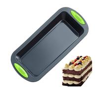 Moule à cake en silicone flexible - Moules à polyvalents et indéformables - Moule à français épais avec design polyvalent - Accessoire de cuisson convivial - 27,8 x 12,1 x 6,5 cm