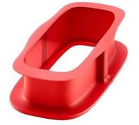 Moule à cake - Lékué - 24 cm - Démontable - Céramique - Rouge Rouge