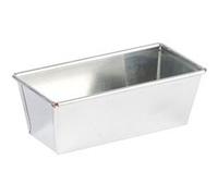 Gobel Moule à cake plié bordé sur fil 21 x 10 cm Métal Argent