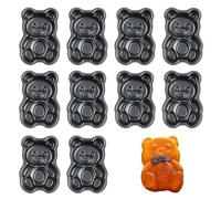 Moule à canel en acier au carbone de 10 pièces - Moule à muffins et chocolat, petits moules de four | moule à gâteau antiadhésif multifonctionnel, moules à gâteaux caneles, fournitures