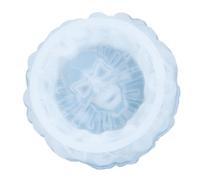Moule à Cendrier Crâne en Silicone Blanc pour Résine Époxy | Surface Lisse, Démoulage Facile et Réutilisable, pour Créations Artisanales, Présents de Noël et Anniversaire