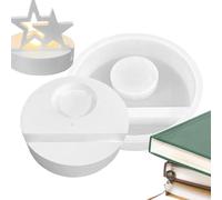 Moule à chandelier, - Confortable Safe Light Weight bougie créative, résine avec doubles, étoiles Fournitures Fabrication artisanale | Multipurpose Outdoor Indoor Utility