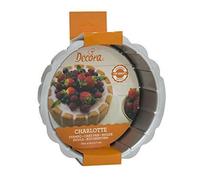 Moule à Charlotte - Decora - 0070020 - Acier antiadhésif - 20 x H7 cm - Résistance à l'usure