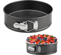 Moule à Charnière,10 inch(env. 26 cm) Moule à Gàteau Rond,Moule a Charlotte,Cercle a Patisserie,Moule Gateau avec Fond Amovible,Moule a Cake,pour les gâteaux,pizzas et crêpes