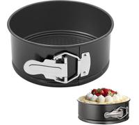 Moule à Charnière,16 cm Moule à Gàteau Rond,Moule a Charlotte,Cercle a Patisserie,Moule Gateau avec Fond Amovible,Moule a Cake,pour les gâteaux,pizzas et crêpes (6 inch)