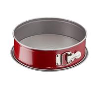 Moule A Charniere Delibake En Acier - O 27 Cm - Rouge Et Gris Tefal