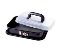 Kaiser Backform Moule à charnière rectangulaire 35 x 24 cm antiadhésif avec couvercle noir