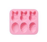 Moule à chocolat 3D en silicone - Série de Pâques - Outils de cuisson amusants pour gâteaux à bonbons