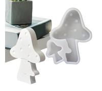 Moule à chocolat en forme de champignon - En silicone - Moule flexible pour la cuisine, le savon, les biscuits, le chocolat, la décoration