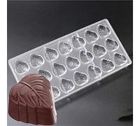 Moule à chocolat en polycarbonate rigide en forme de feuille, moule à bonbons, fondant, moule à chocolat, moule à glaçons, plaque de cuisson pour pâtisserie, tarte sucrée, gelée