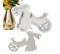 Moule à chocolat en silicone en forme de lapin de Pâques - Non Stick Cooking | Aliments durables de qualité alimentaire, moule réutilisable, idéal pour les desserts de Pâques, le