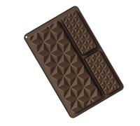 Moule à chocolat en silicone : moule à bonbons de qualité sans bâtonnets | Moules à barres de chocolat en silicone | Outils de cuisson de cuisine pour bonbons, friandises, gaufres,