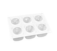 Moule à chocolat en silicone - Moule en silicone | Moule à chocolat multipurpose | Moule à bonbons au chocolat 6-Grid Design Chocolate Candy Mold Heat-Resistant Baking Molds for Home Baking Shops