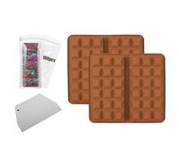 Moule à chocolat en silicone - Moules à pâtisserie faits à la main - Convient pour la cuisine, le four, le micro-ondes, le chocolat, le dessert, les mariages, les fêtes et le congélateur