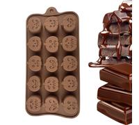 Moule à chocolat Halloween - Moule à bonbons d'Halloween | Moule à chocolat d'Halloween Moule en silicone Moule en résine moulé sous pression | Moule à chocolat | Moule en résine