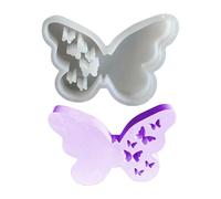 Moule à chocolat papillon - Moule à thème papillon 3D, moul de cuisson en silicone, outil de décoration de gâteaux et cupcakes, accessoire de bricolage, machine à bonbons au chocolat, présentoir à de