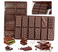 Moule à chocolat profond en silicone de Pâques, moule en silicone 12 cavités anti-adhésif, moule à chocolat, moule à chocolat profond, moule à chocolat pour la fabrication de muffins, barres de