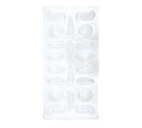 Moule à chocolat - SCRAPCOOKING - Frit - Rigide - Polypropylène - 16 cm