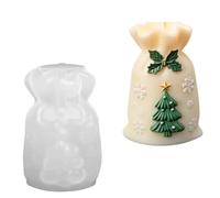 Moule à cire saisonnier, forme de pochette de de Noël pour le moulage de bougies en silicone, ateliers de décoration de vacances, idées faites à la main, projet de décoration de vacances, outil