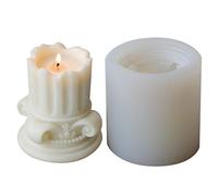 Moule à colonne romaine européenne en silicone pour la fabrication de savon en cire de soja et meubles en silicone