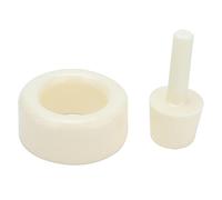 Moule à cône de crème glacée, moule à gaufres, moule à rouleaux d'œufs croustillants pour la cuisine, matériau ABS de haute qualité, blanc, 5x12 cm, 149g