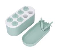 Moule à crème glacée à 8 trous, démoulage automatique, outil de fabrication de crème glacée pour la cuisine, le restaurant, le magasin de desserts, la fête, matériau PP sûr et